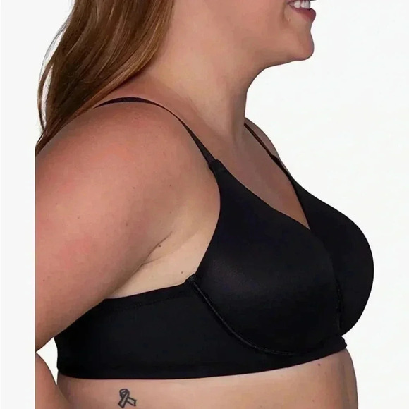 Vanity Fair full figure black bra sz  44 DDD - Picture 8 of 10